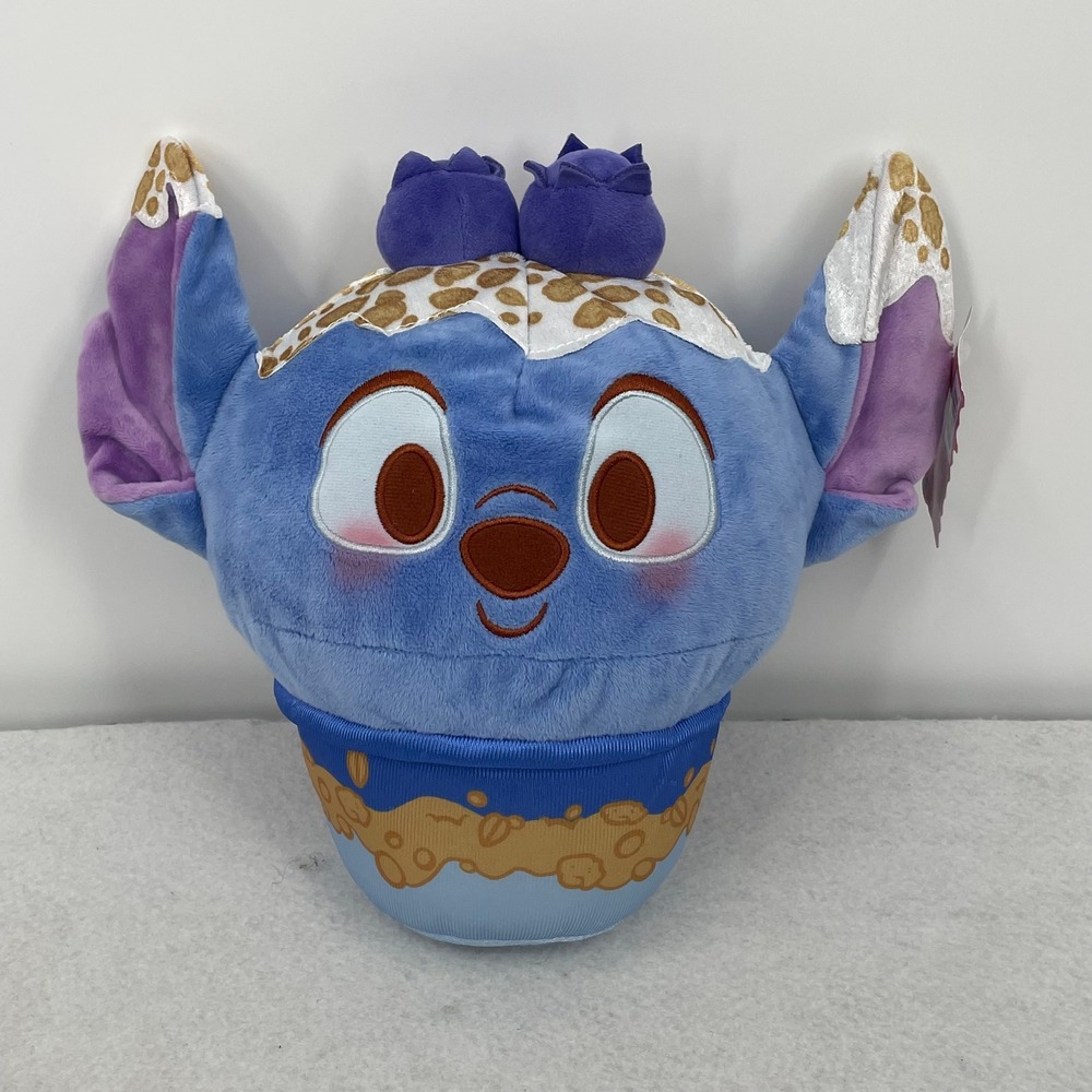 Disney Munchlings Blueberry Crumble Frozen Yogurt Stitch Plush Lilo & Stitch NEW